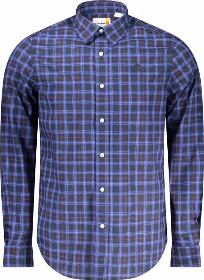 Timberland Blu Cotton Men Shirt