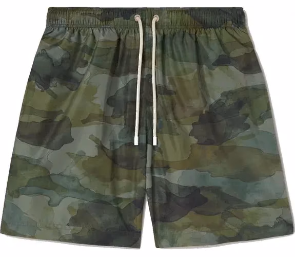 Palm Angels Bicolor Polyester Swim Shorts
