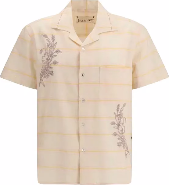 Baziszt Multicolor Cotton Shortsleeve Shirt