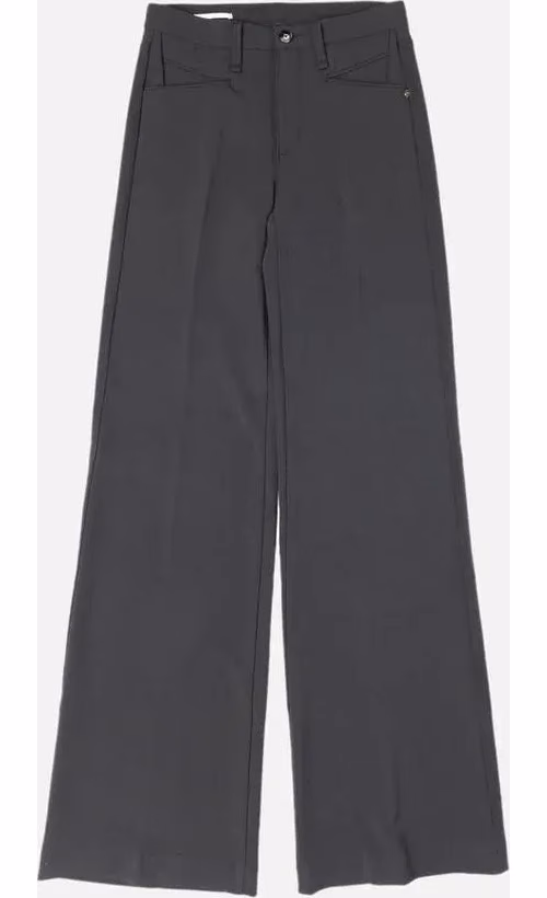 Gas Gray Polyester Casual Pants