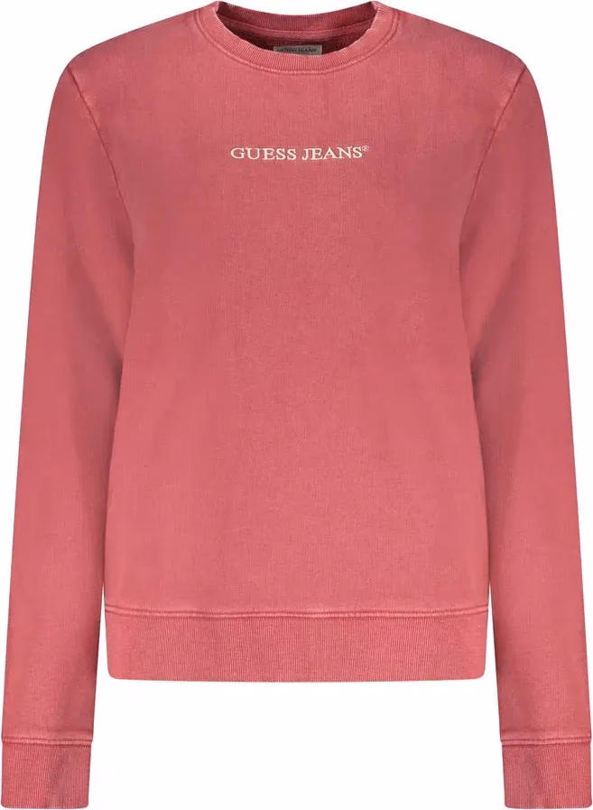 Guess Jeans Red Cotton Women Sweatshirt