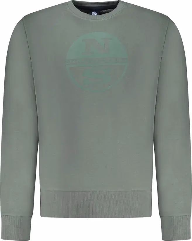 North Sails Verde Cotton Men Sweatshirt