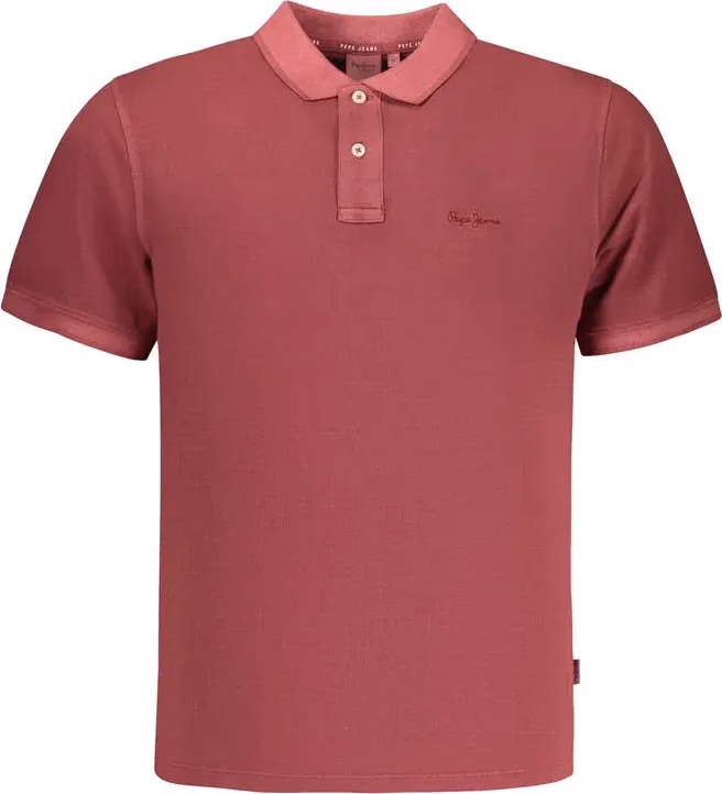 Pepe Jeans Red Cotton Men's Polo Shirt