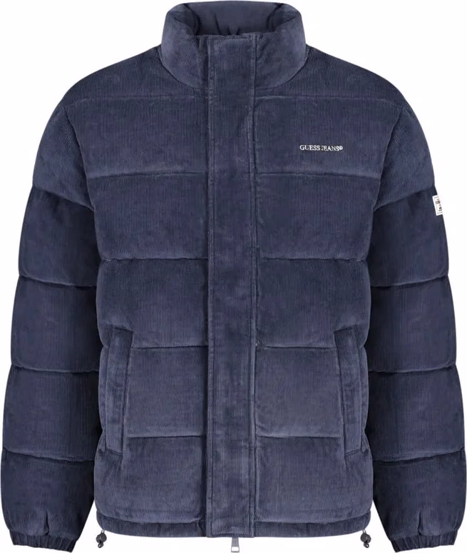 Guess Jeans Blue Polyester Men's Jacket