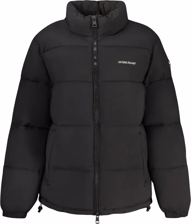 Guess Jeans Nero Polyester Woman Jacket