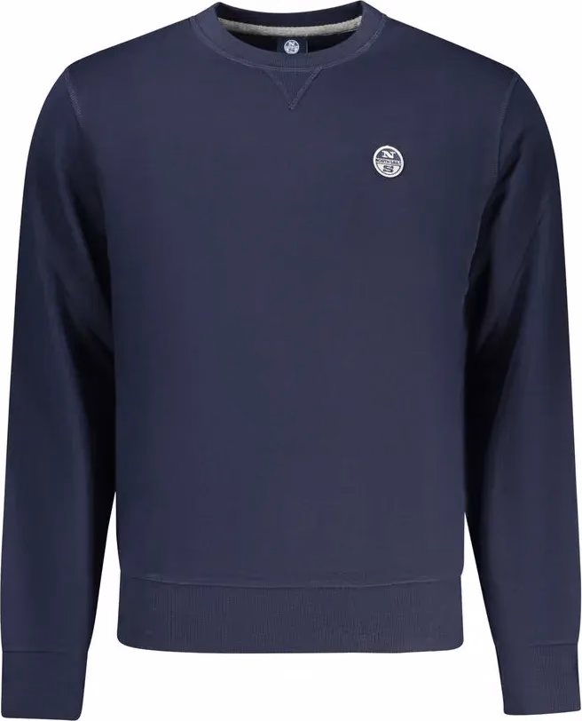 North Sails Blue Cotton Men's Sweatshirt