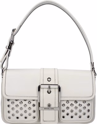 White Leather Shoulder Bag