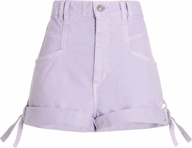Isabel Marant Purple Cotton Shorts