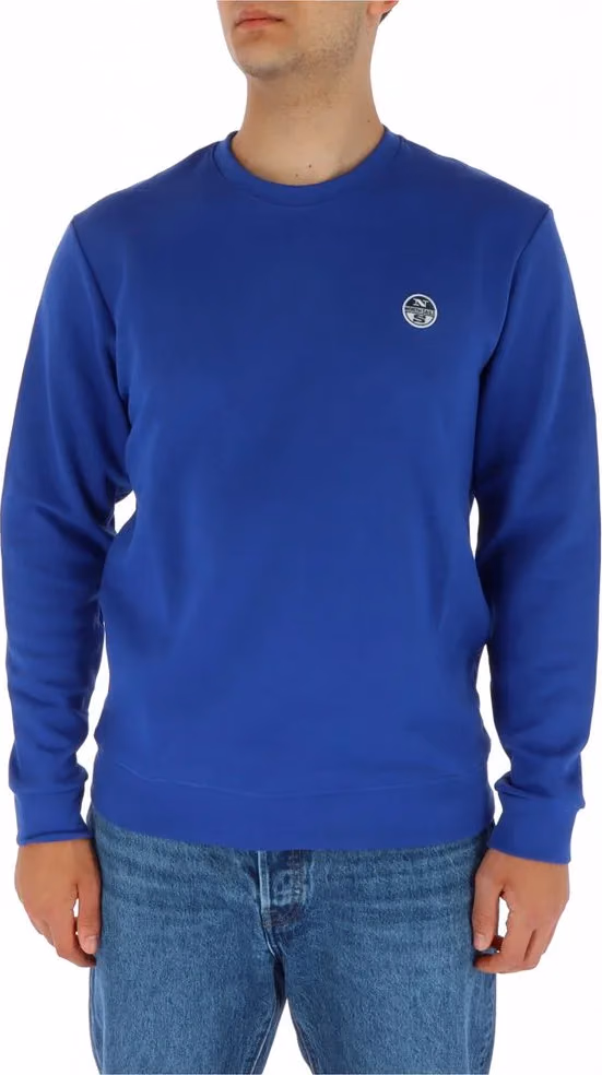 North Sails Blue Cotton Sweatshirt