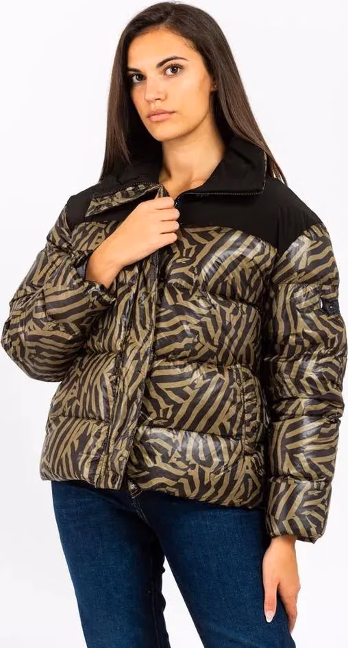 Gas Green Polyamide Parka