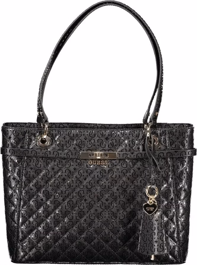 Guess Jeans Black Polyurethane Women's Handbag