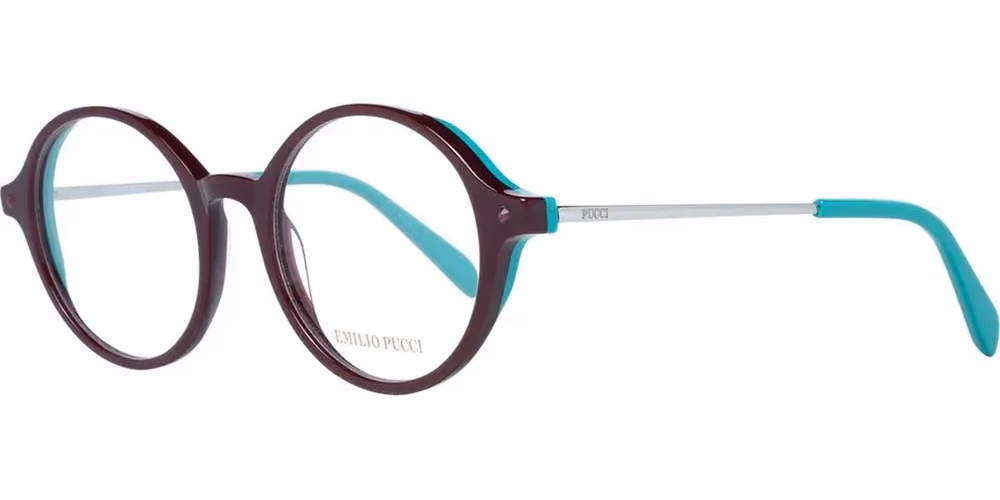 Emilio Pucci Burgundy Plastic Glasses (Frames)
