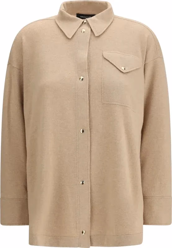Fabiana Filippi Beige Wool Shirt