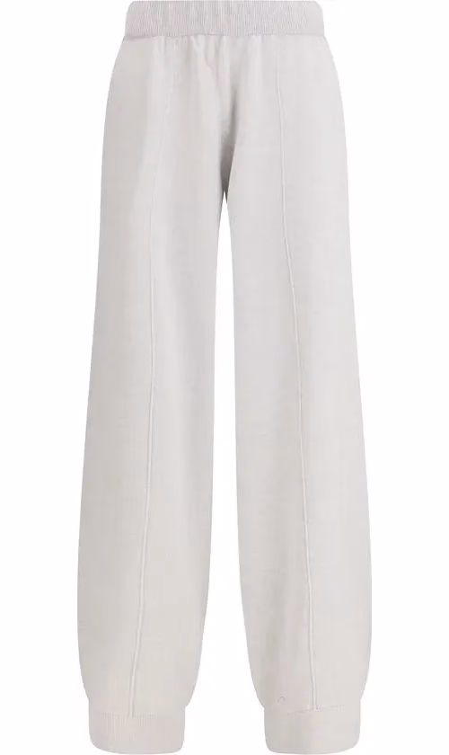 Fabiana Filippi Gray Wool Oves Aries Casual Pants