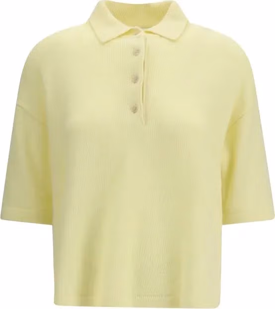 Allude Bicolor Cashmere Polo Shirt