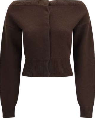 Brown Cashmere Cardigan