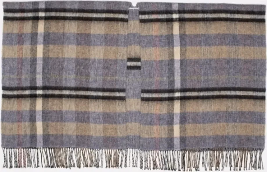 Gas Brown Marabou Poncho
