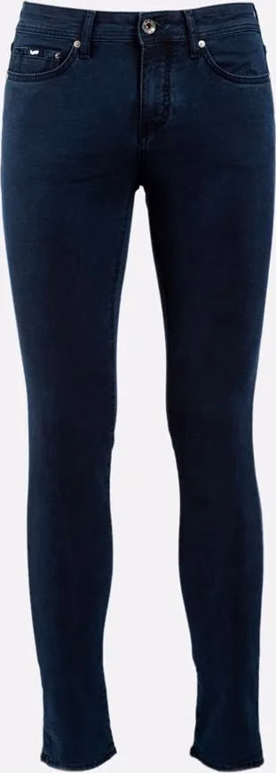 Gas Blue Cotton Skinny Jeans