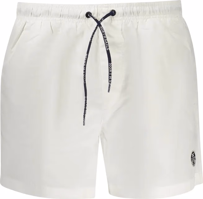 North Sails White Polyester Men's Swim Boxer