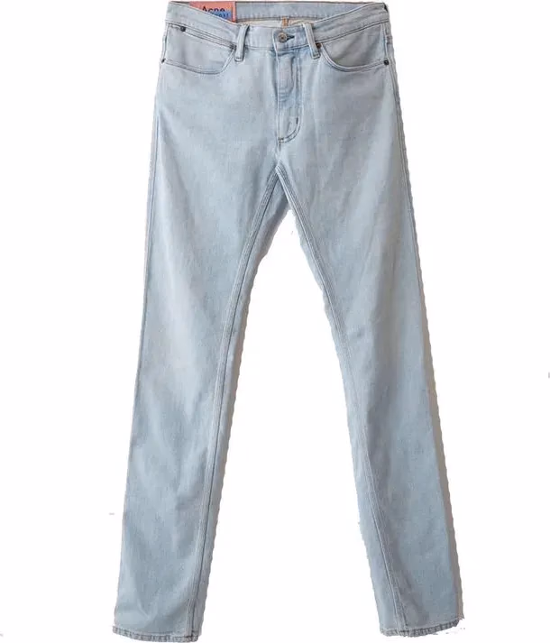 Acne Studios Blue Cotton Skinny Jeans