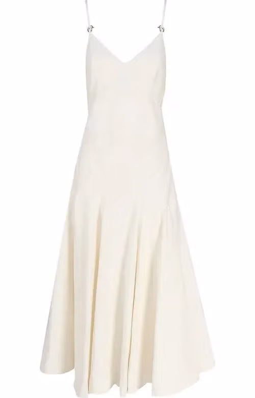 Bottega Veneta White Cotton Casual Dress