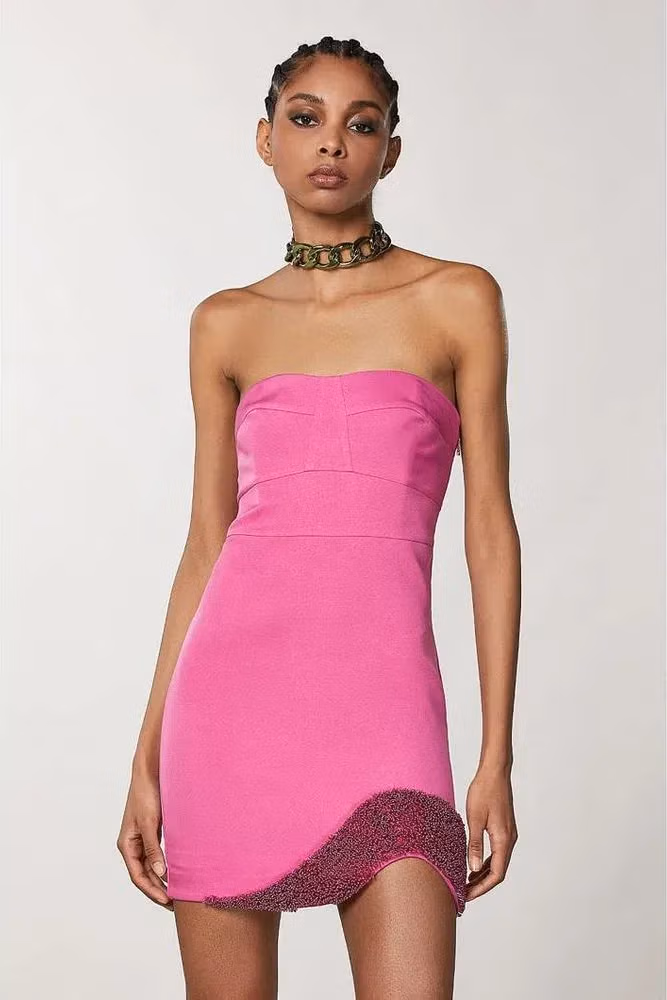 Patrizia Pepe Purple Polyester Casual Dress