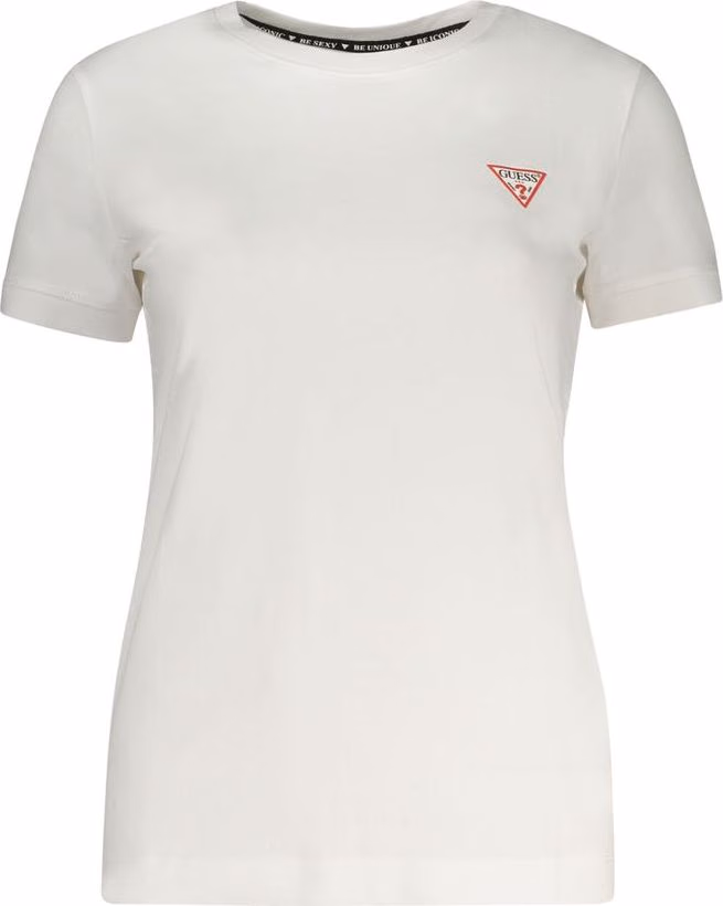 Guess Jeans Bianco Cotton Women T-Shirt