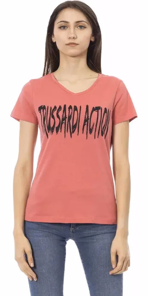 Trussardi Action Multicolor Cotton T-Shirt