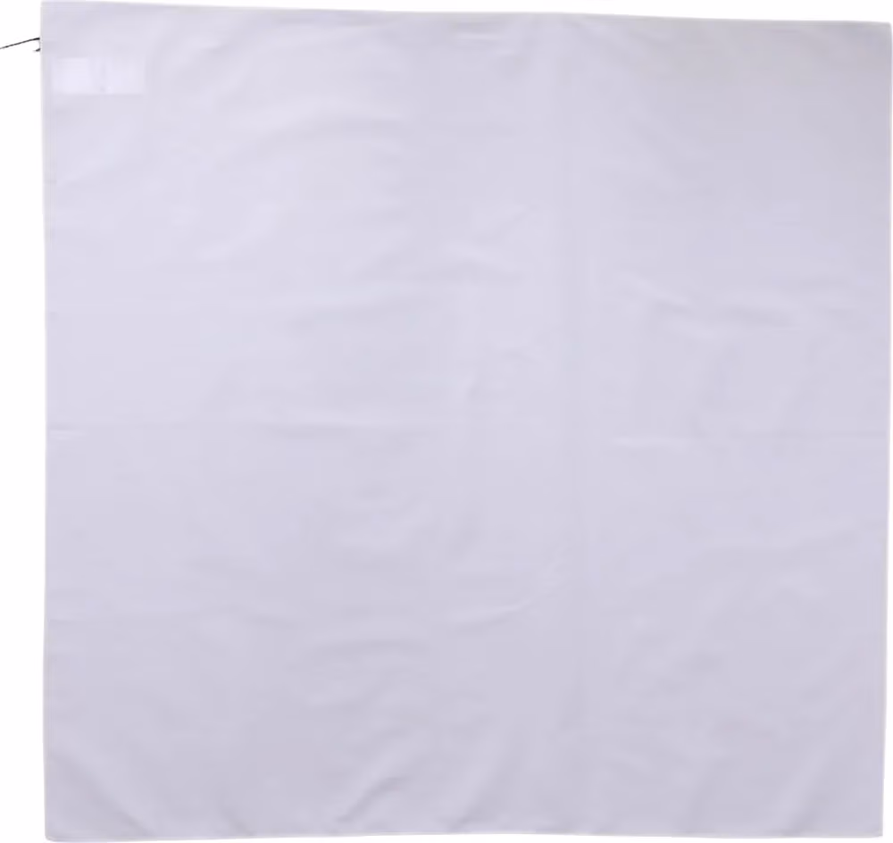 Dolce & Gabbana White Cotton Wrap Square Shawl Stole 71cm x 70cm  Scarf