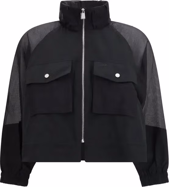 PINKO Black Polyester Shell Jacket