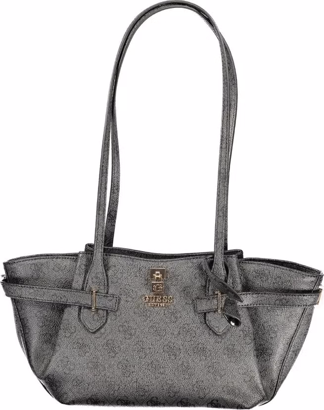 Guess Jeans Black Polyurethane Women's Handbag