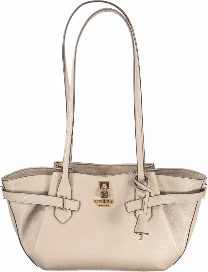 Guess Jeans Beige Polyurethane Women Handbag