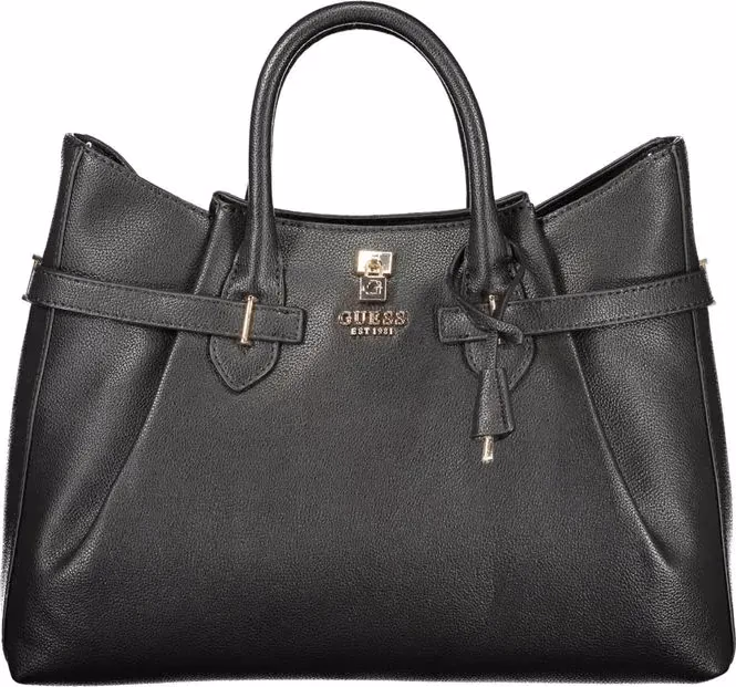Guess Jeans Black Polyurethane Women Handbag
