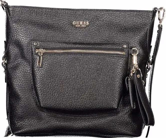 Guess Jeans Black Polyurethane Women's Handbag