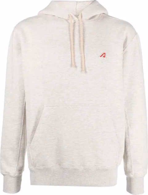 Autry Beige Cotton Hoodie