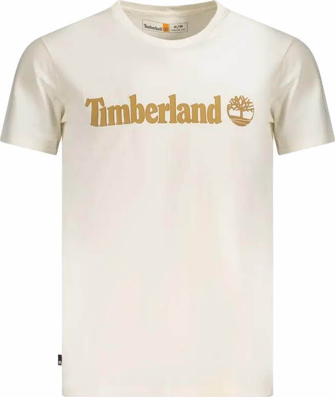 Timberland Beige Cotton Men T-Shirt