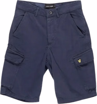 Blue Cotton Bermuda Shorts