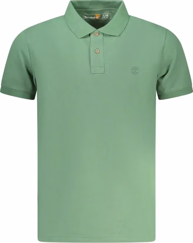 Timberland Verde Cotton Men Polo