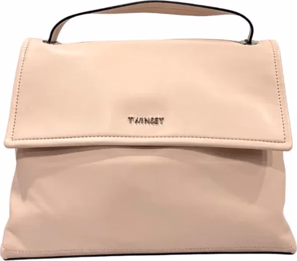 Twinset Pink PU Women Handbag