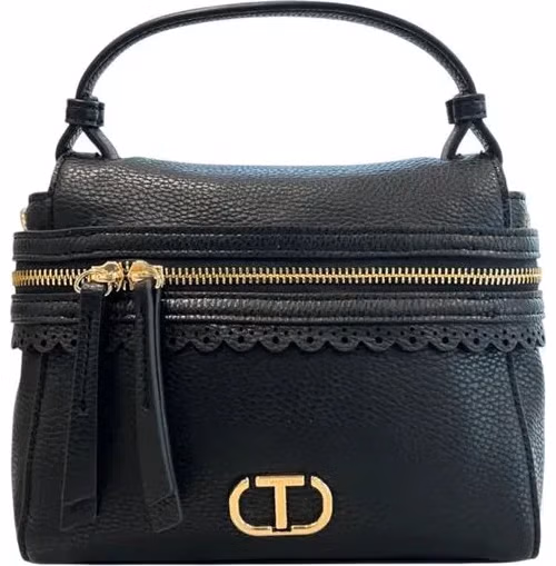 Twinset Black PU Women's Handbag