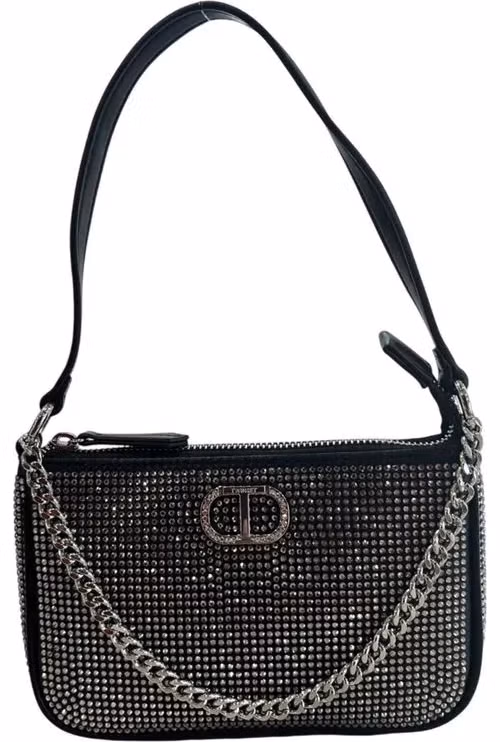 Twinset Purple PU Women Shoulder Bag