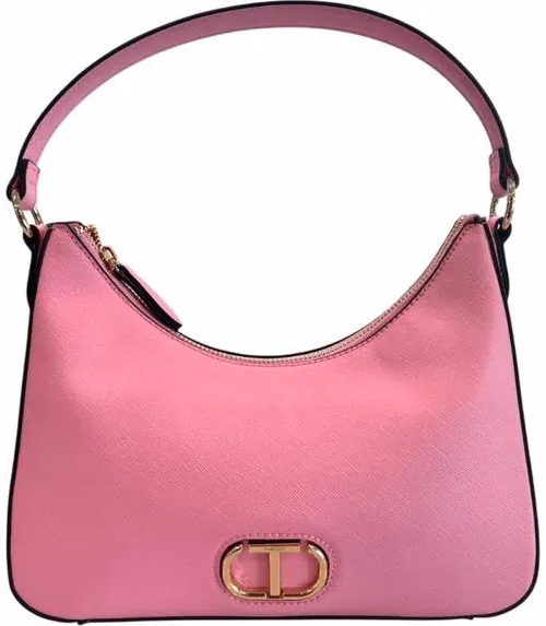 Twinset Pink PU Women Shoulder Bag
