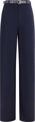 Blue Triacetate Dress Pants