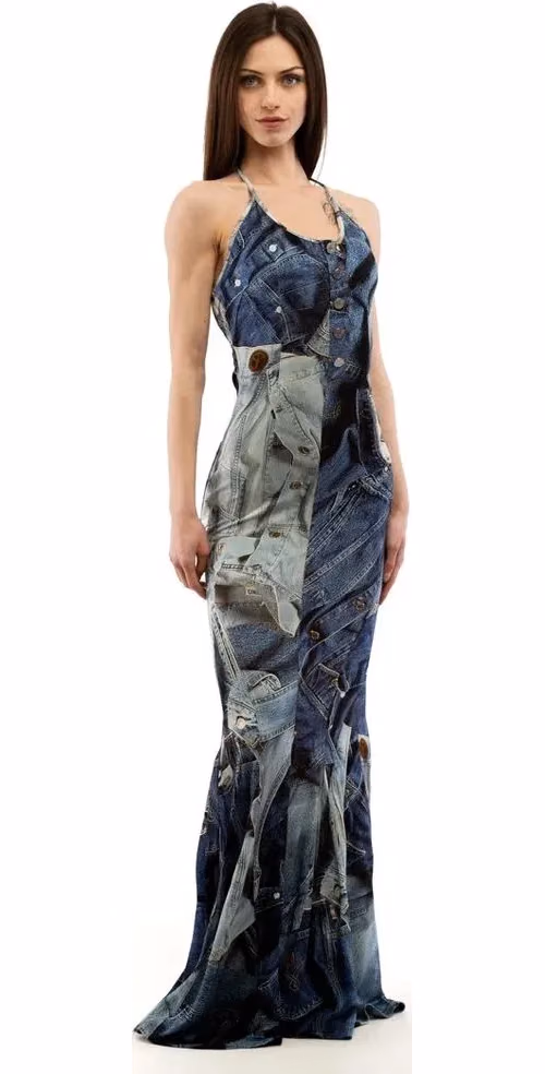 Moschino Multicolor Viscose Casual Dress