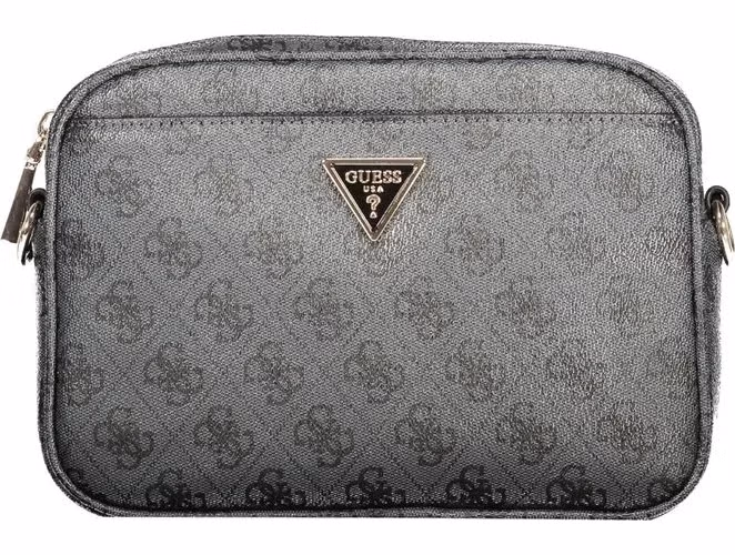 Guess Jeans Nero Poliuretano Women Handbag