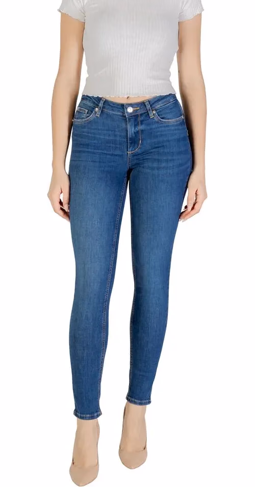 Liu Jo Blue Cotton Skinny Jeans