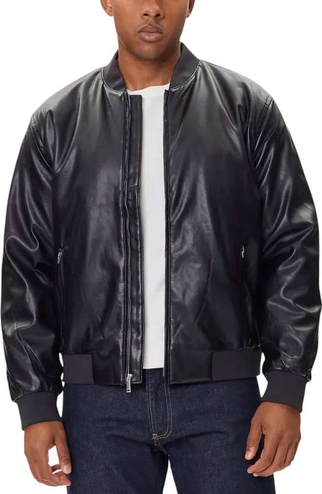 Calvin Klein Jeans Black Polyethylene Bomber