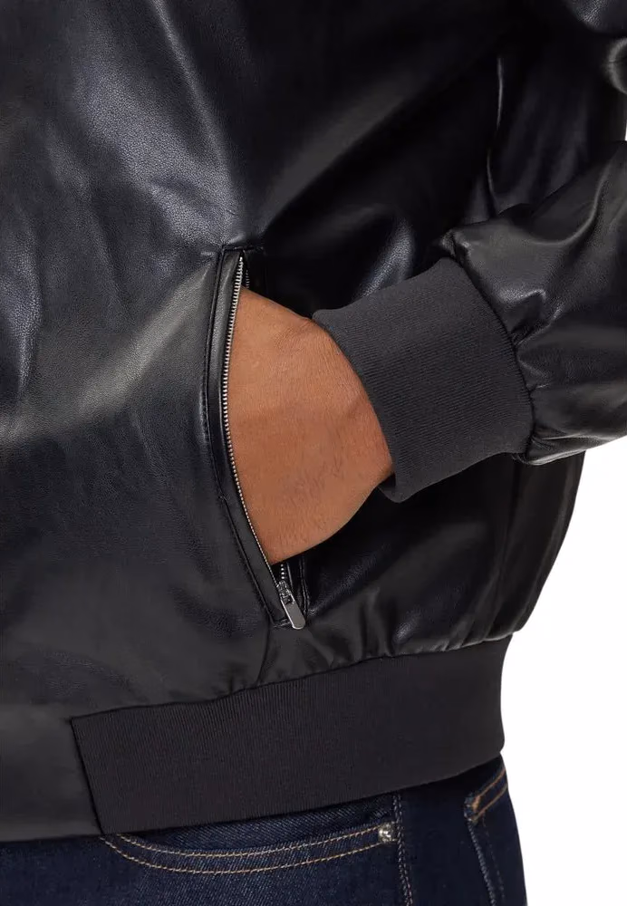 Calvin Klein Jeans Black Polyethylene Bomber