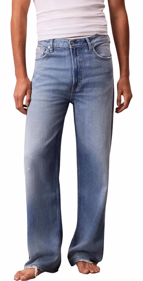 Calvin Klein Jeans Blue Lyocell Relaxed Fit Jeans