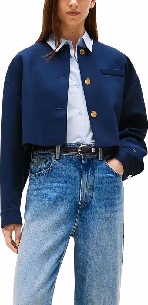 Tommy Hilfiger Blue Viscose Blazer